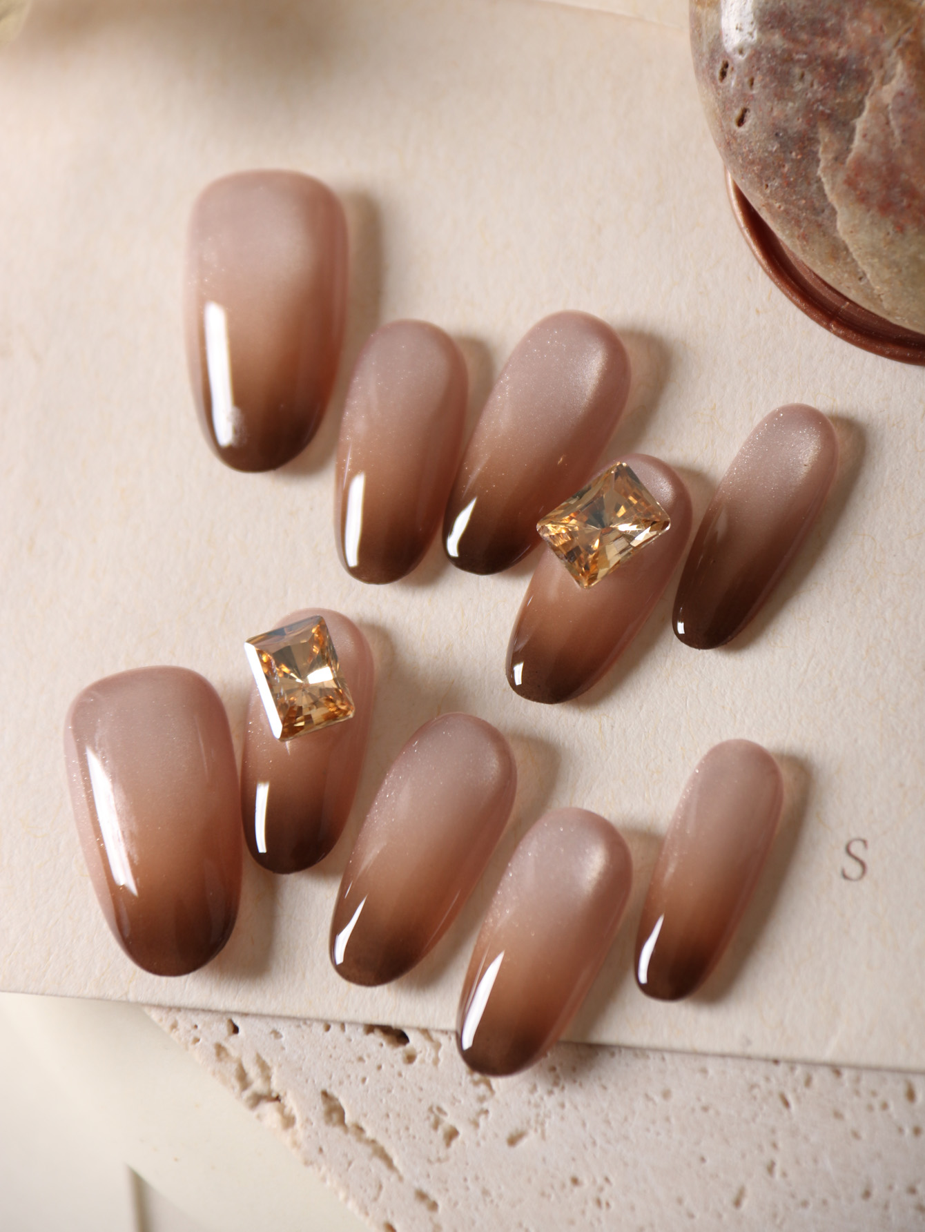 Nail Adhesive Tab - 10 pezzi stampa acrilica sulle unghie