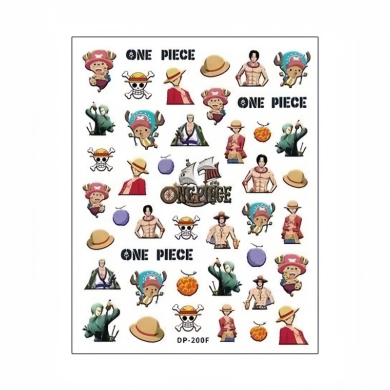 Nail Art Zoro One Piece - One Piece Luffy Zoro Chopper Accessori