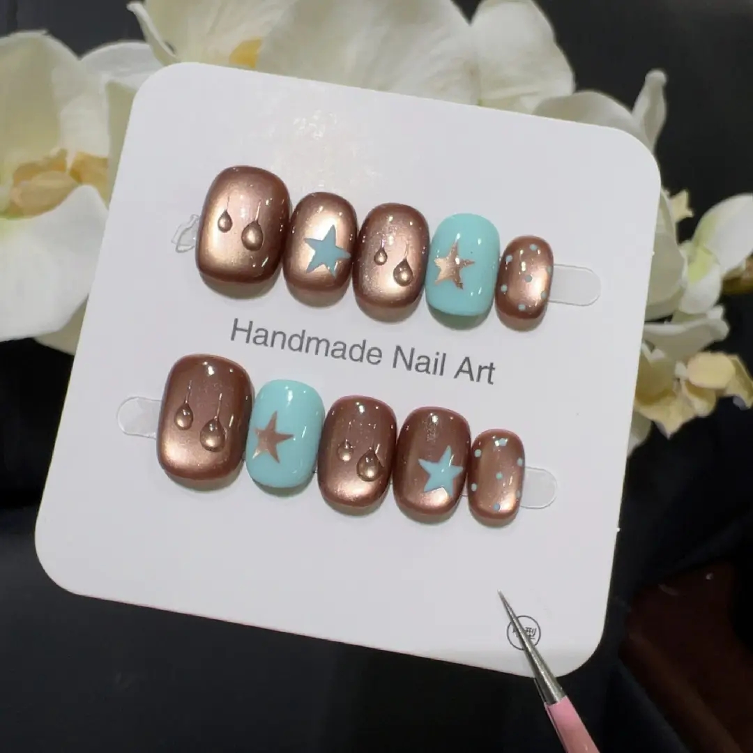 Nail Art Emerald - 10 pezzi di fascia alta Piccole
