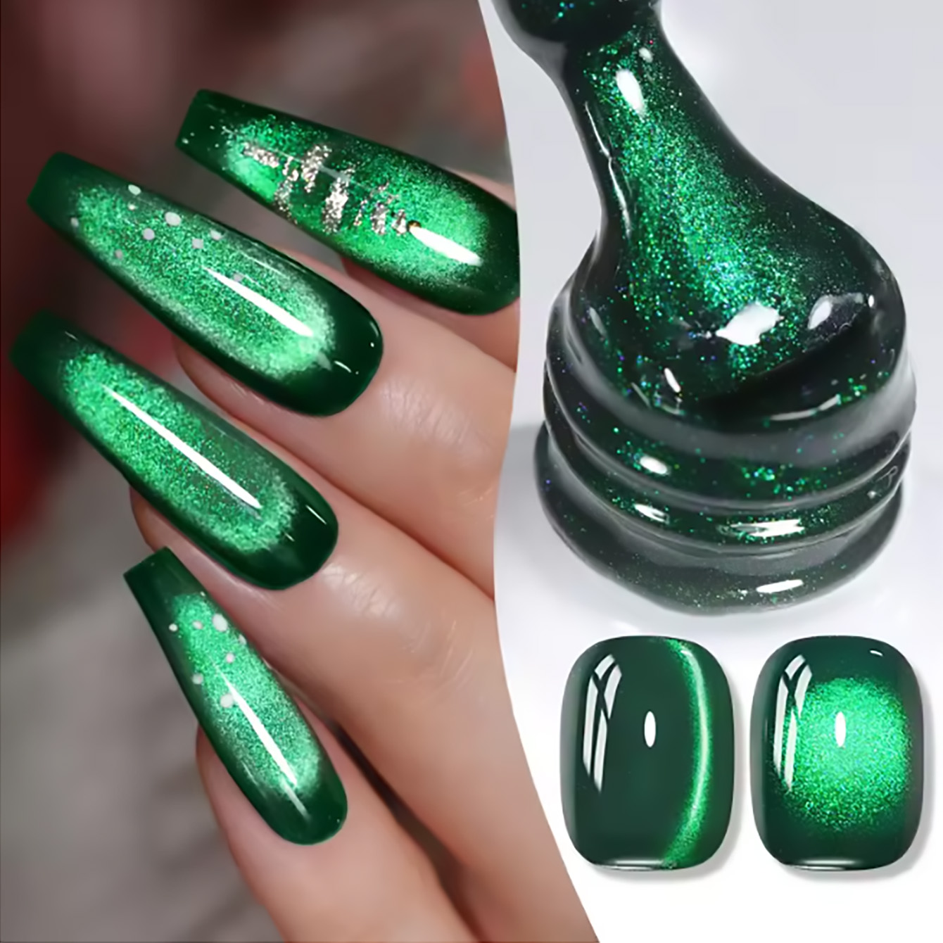 Nail Art Emerald Green - ZH 12ML 2026 Nuovo Smalto Gel