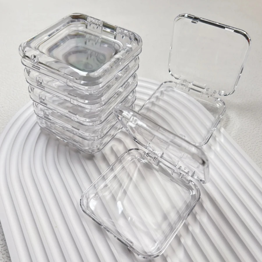 Nail Adhesive Tab - 5/10/20 Scatole Acriliche Trasparenti per Unghie