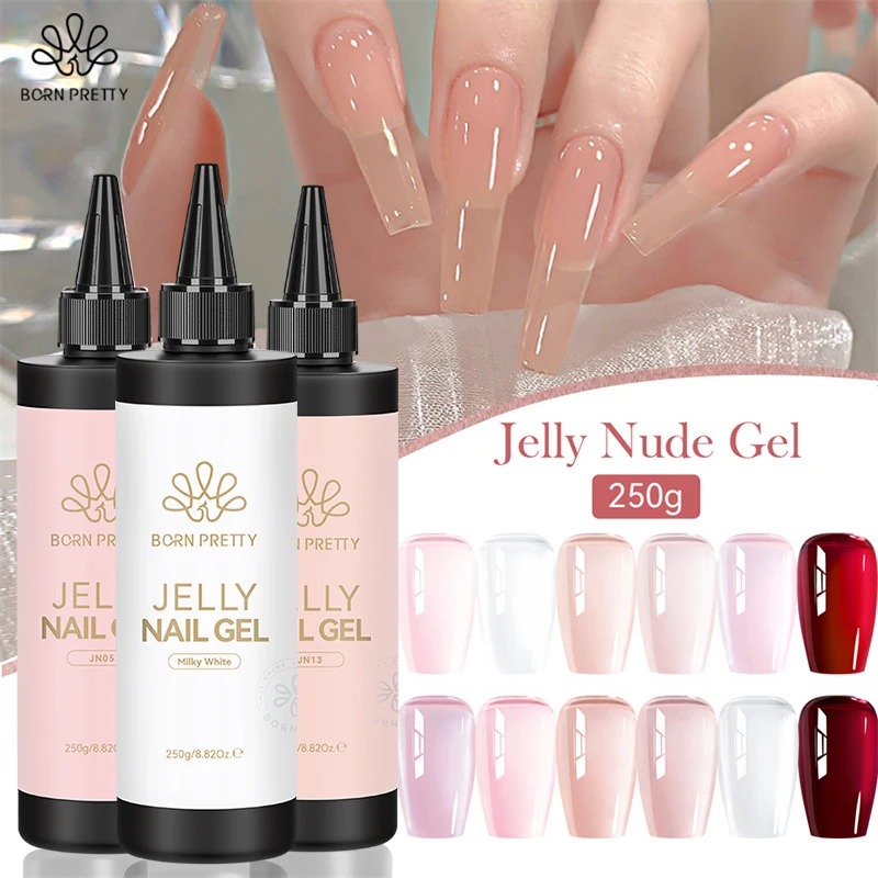 Nail Art Jelly - BORN PRETTY 250g Gelatina Bianco Latte