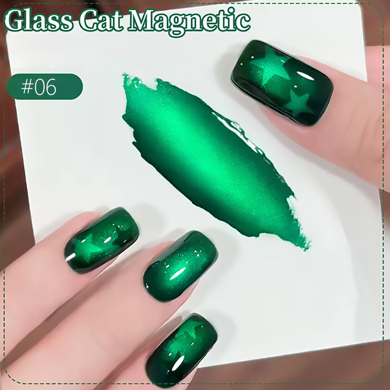 Smalto Semipermanente Magnetic - Nail Art Emerald Green recensione e prezzo