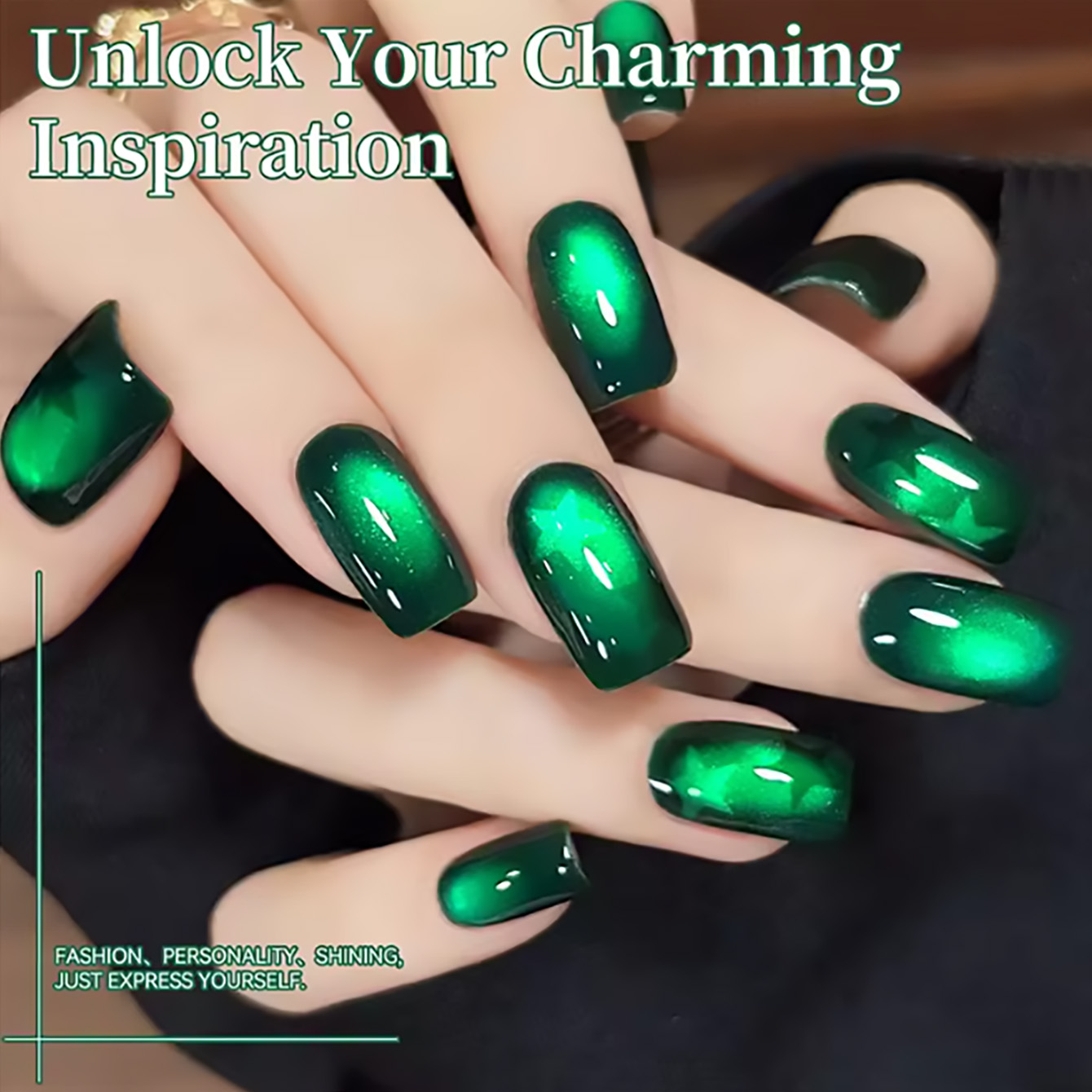 Smalto Semipermanente Magnetic - Nail Art Emerald Green recensione e prezzo