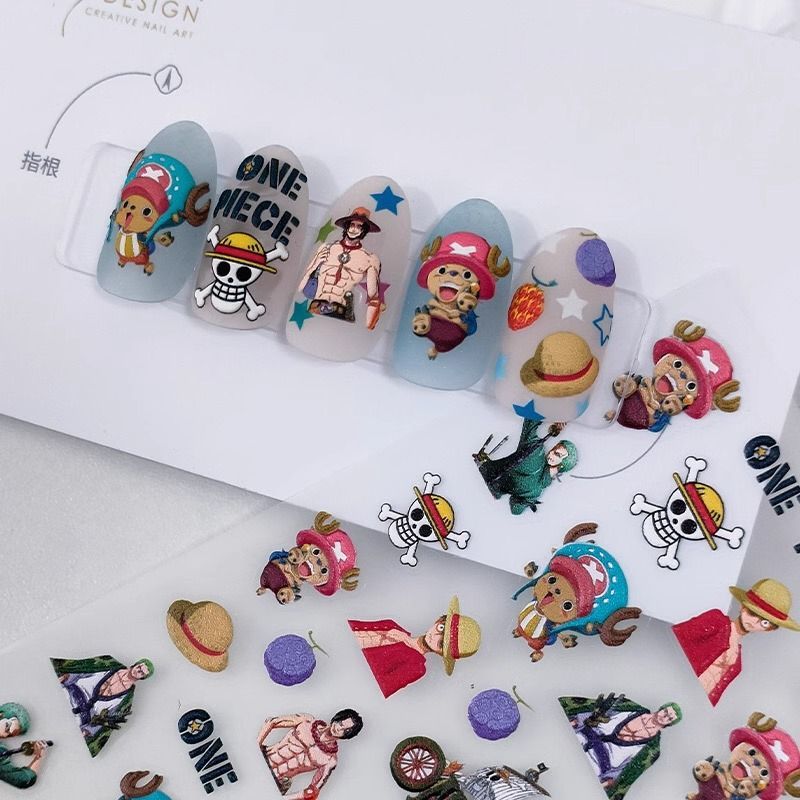 Nuovo One Piece Monkey·D·Luffy - Nail Art Zoro One Piece recensione e prezzo