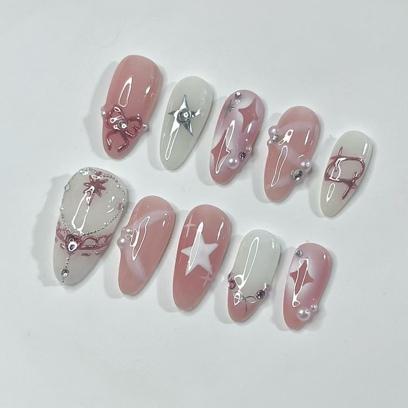 24 pezzi set di unghie corte a - Nail Art Jelly recensione e prezzo
