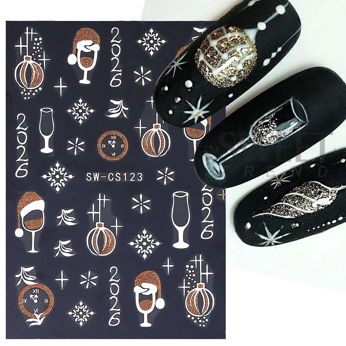2 pezzi riflettenti glitter ca - Nail Art Trend 2026 recensione e prezzo
