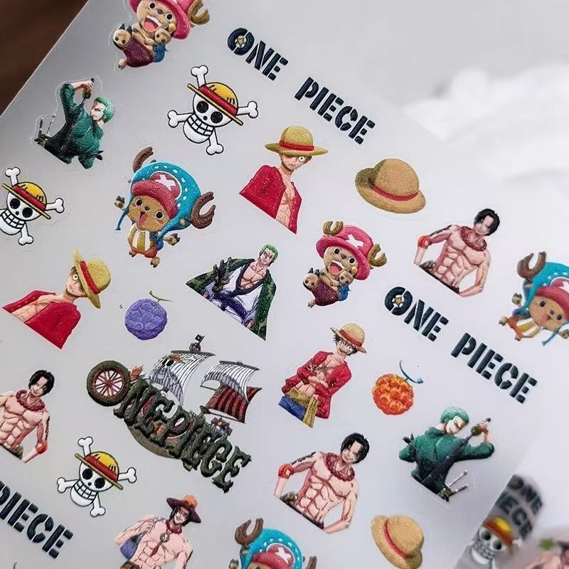 One Piece Luffy Zoro Chopper A - Nail Art Zoro One Piece recensione e prezzo