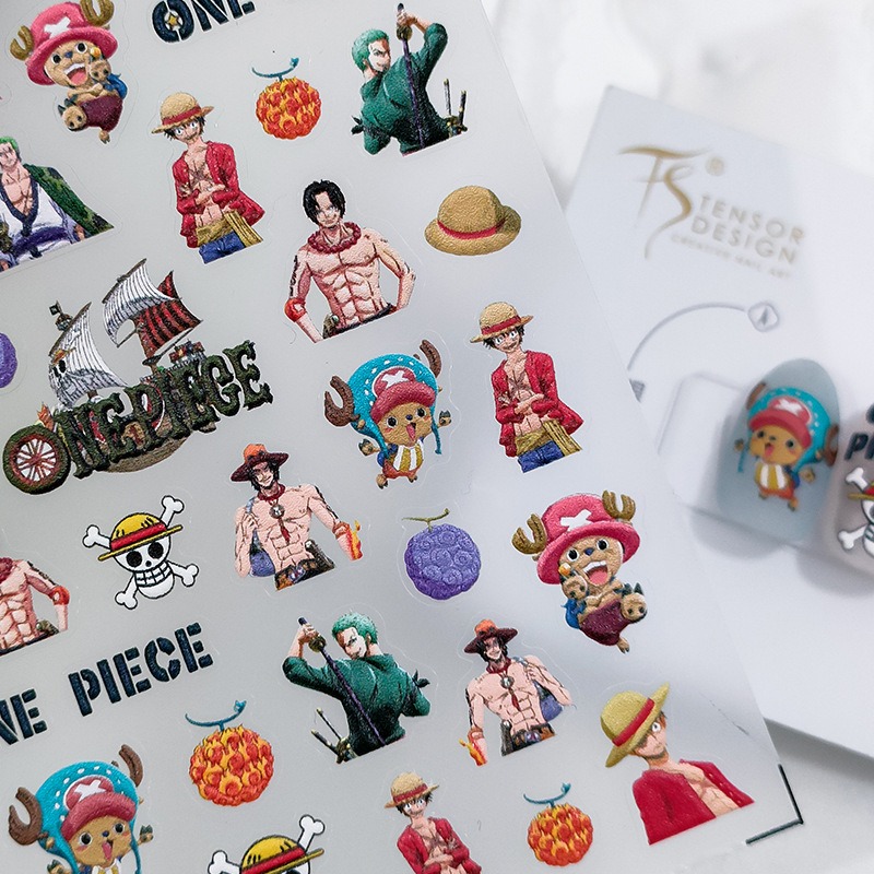 1 Pezzo Adesivi per Unghie 5D  - Nail Art Zoro One Piece recensione e prezzo