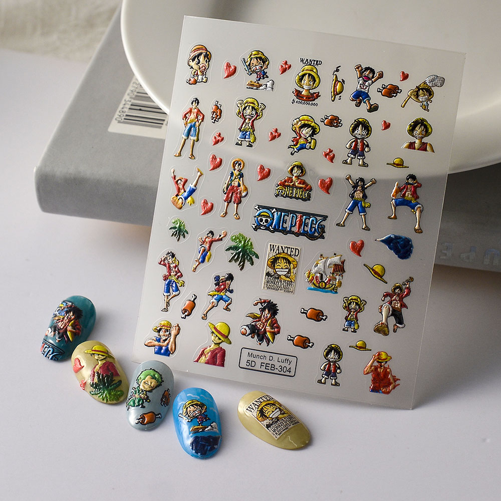 1 Pezzo Adesivi per Unghie One - Nail Art Zoro One Piece recensione e prezzo