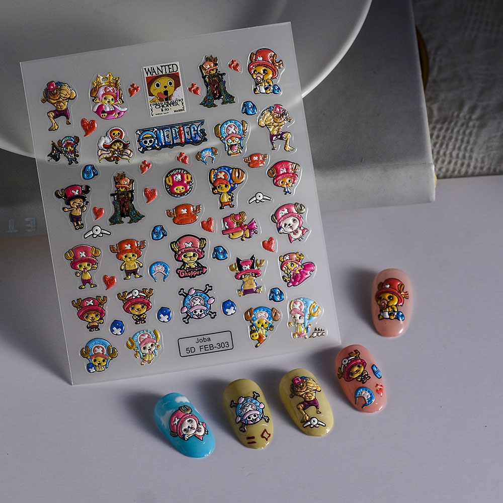 1 Pezzo Adesivi per Unghie 5D  - Nail Art Zoro One Piece recensione e prezzo