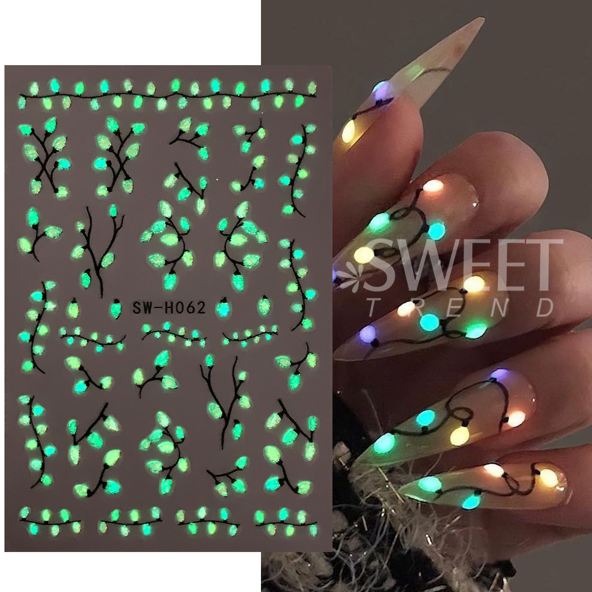 3 pezzi di adesivi luminosi pe - Nail Art Trend 2026 recensione e prezzo