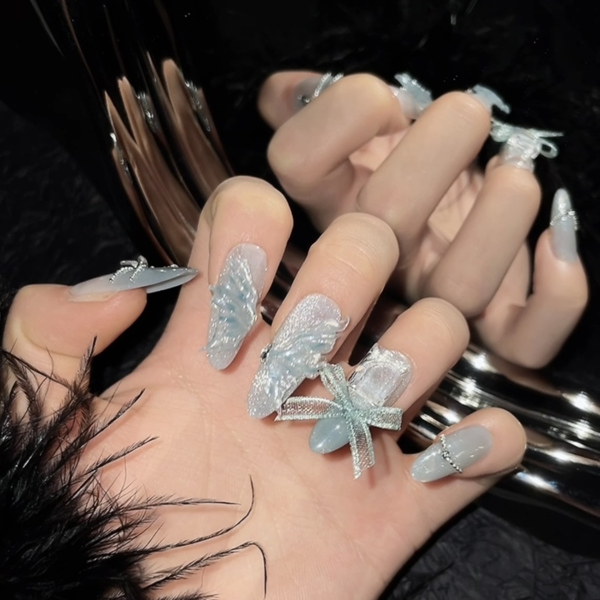 10 pezzi di unghie finte lungh - Nail Art Emerald recensione e prezzo