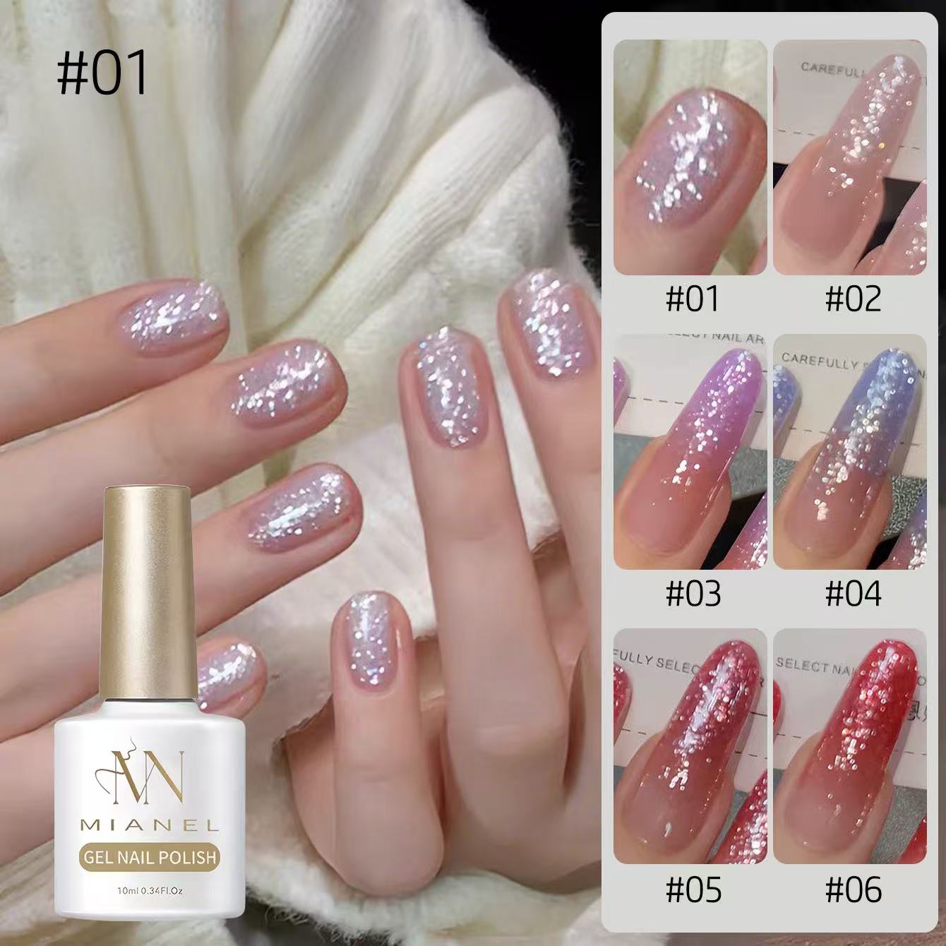 MIANEL Smalto Gel Glitter Fioc - Nail Art Trend 2026 recensione e prezzo