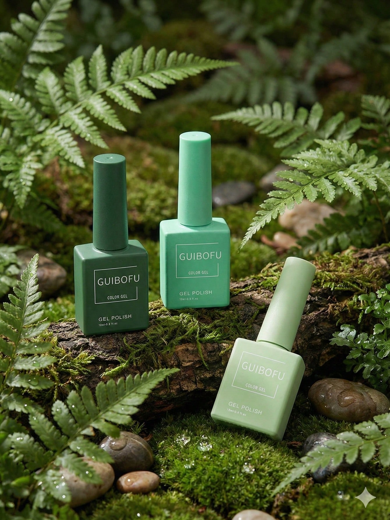 Set di 3 Smalti Gel Verde Fore - Nail Art Emerald Green recensione e prezzo